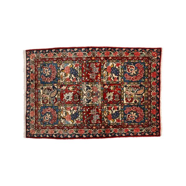 annodato a mano. provenienza: persia / iran tappeto persiano bakhtiar collectible 107x156 marrone/beige (lana, persia/iran)