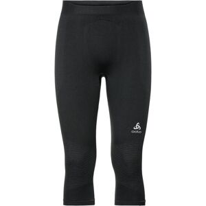 ODLO PERFORMANCE WARM SUW BOTTOM 3 4 PANT BLACK CONCRETE GREY XS