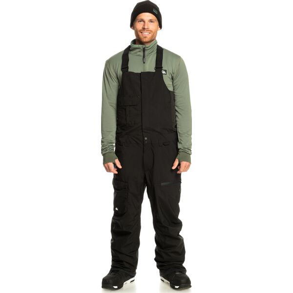 quiksilver utility bib true black xs