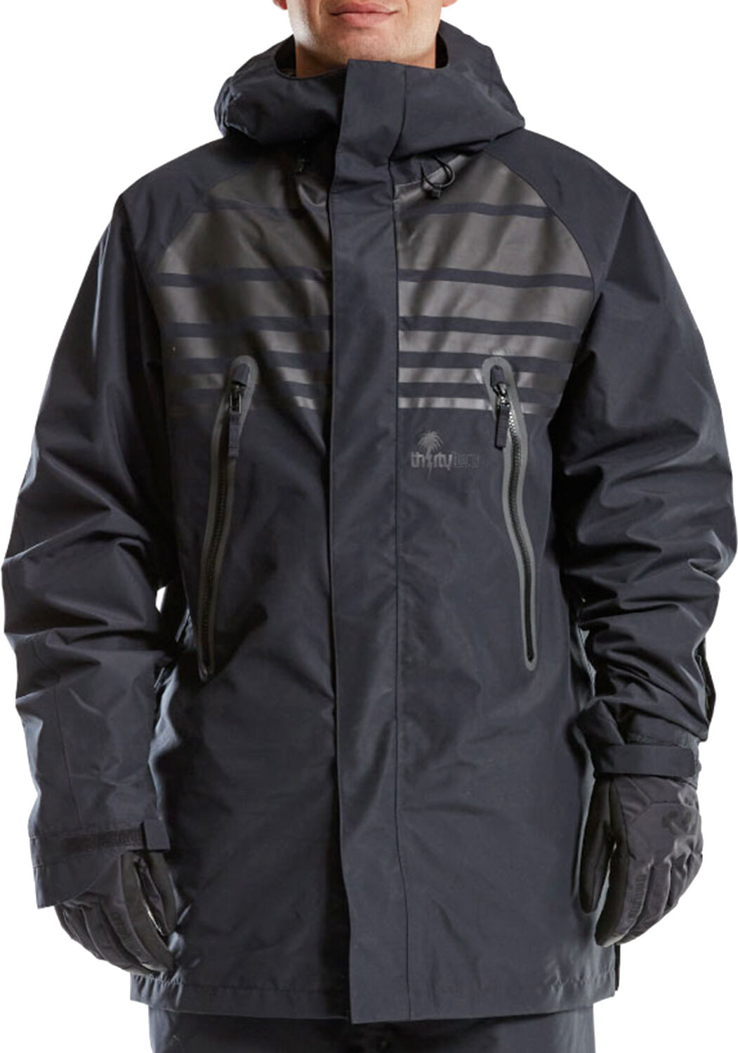 THIRTYTWO SPRING BREAK PINTAIL POWDER PARKA BLACK S