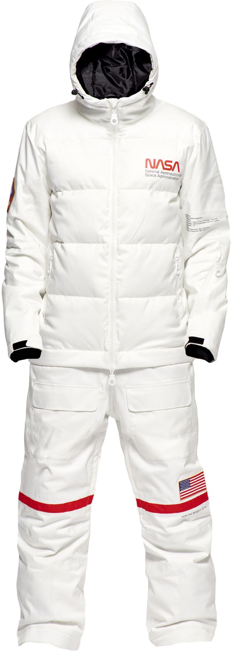 ONESKEE PUFFER WHITE NASA L