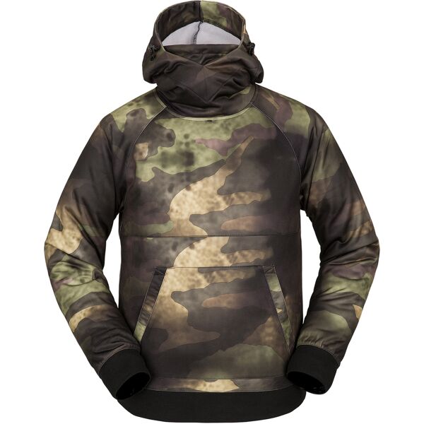 volcom hydro riding hoodie camouflage s