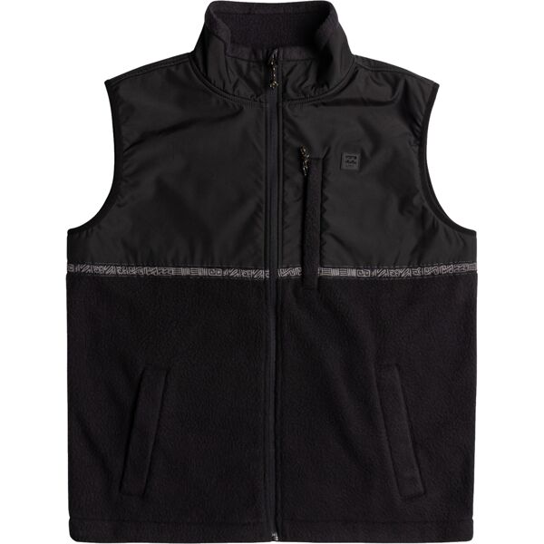 billabong boundary trail vest black heather l