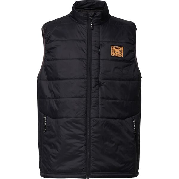 oakley tc skull puffy vest blackout s