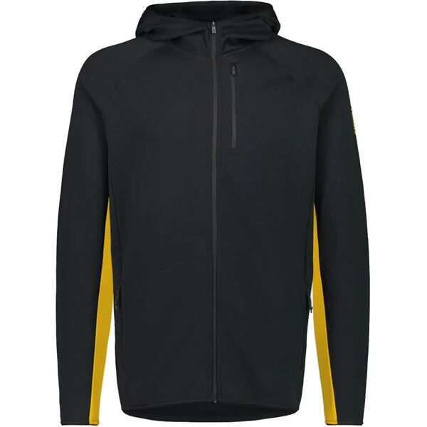 mons royale approach merino gridlock hood black m