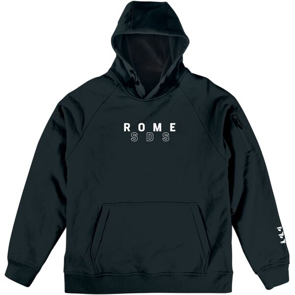 rome riding hoodie black l