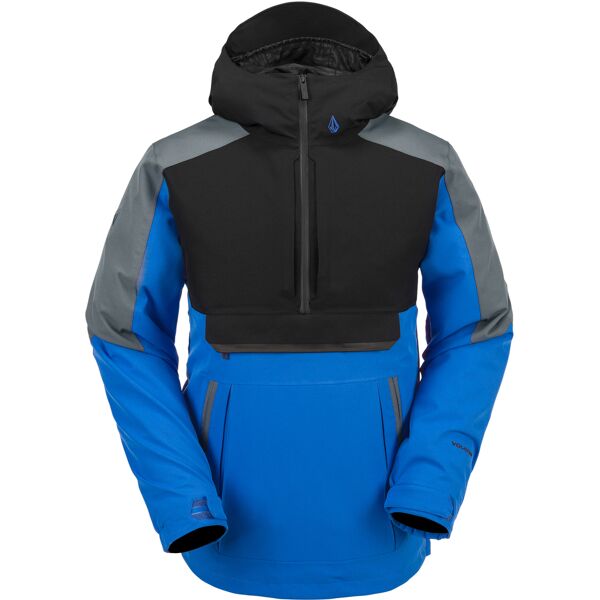 volcom brighton anorak electric blue m