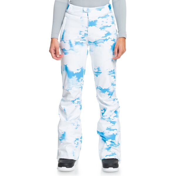 roxy chloe kim pant azure blue clouds m