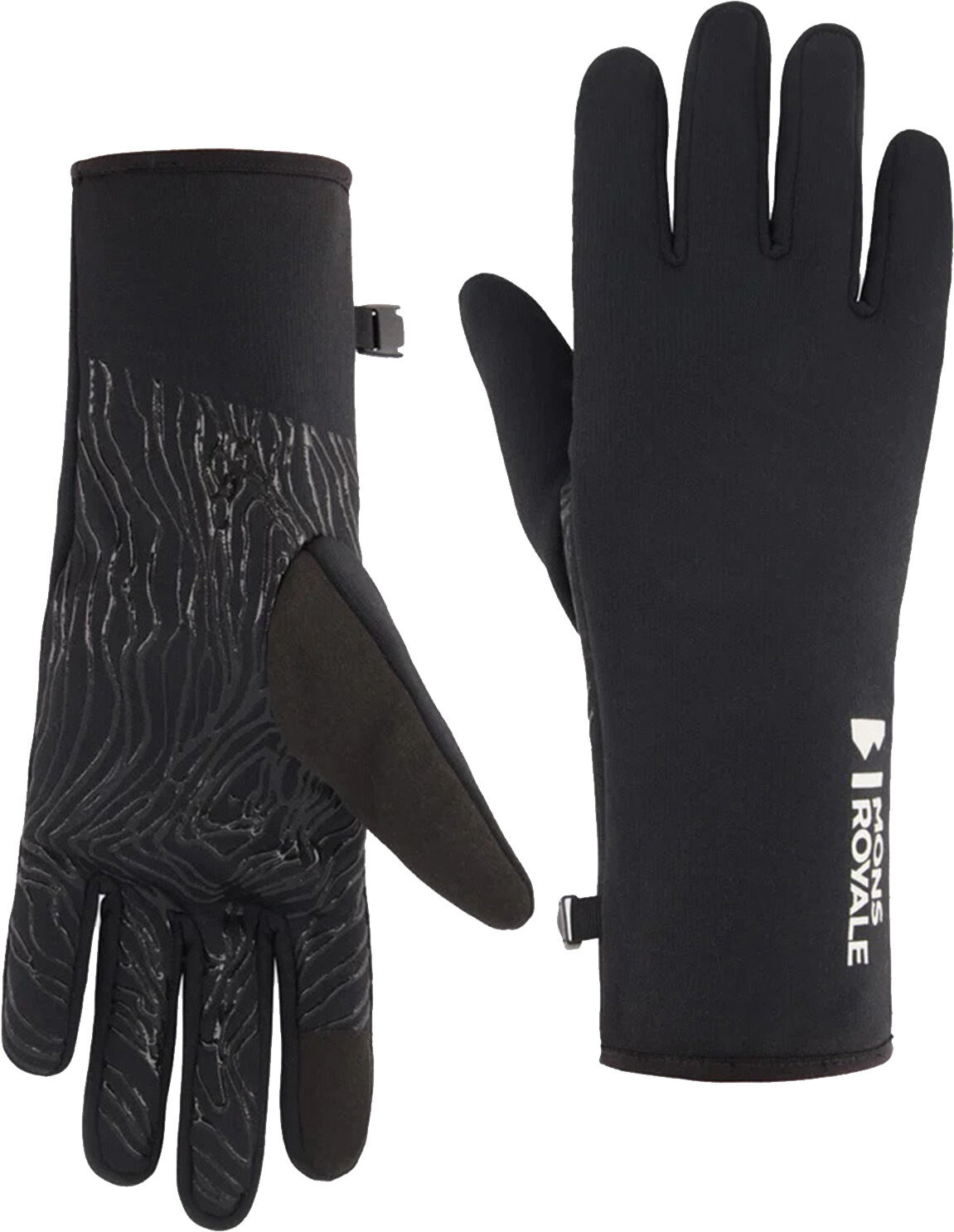 MONS ROYALE AMP MERINO FLEECE GLOVE BLACK S