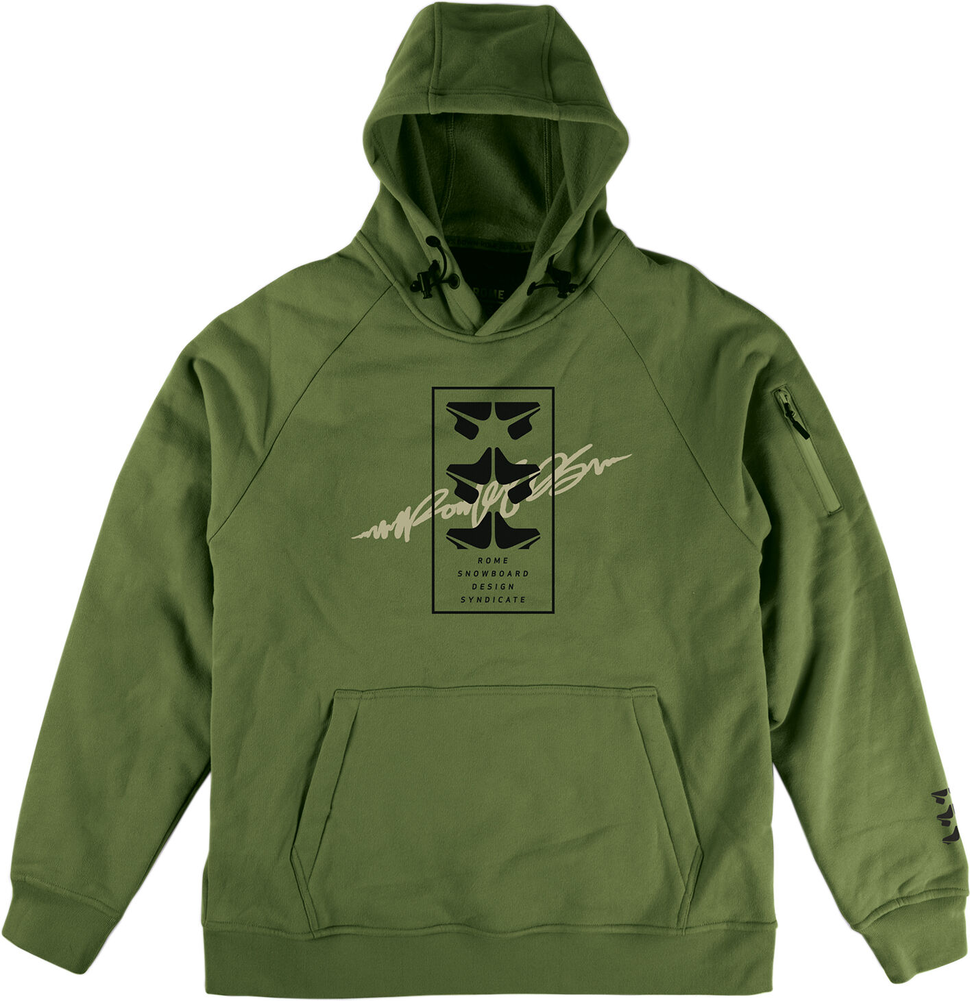 ROME RIDING HOODIE OLIVE XL