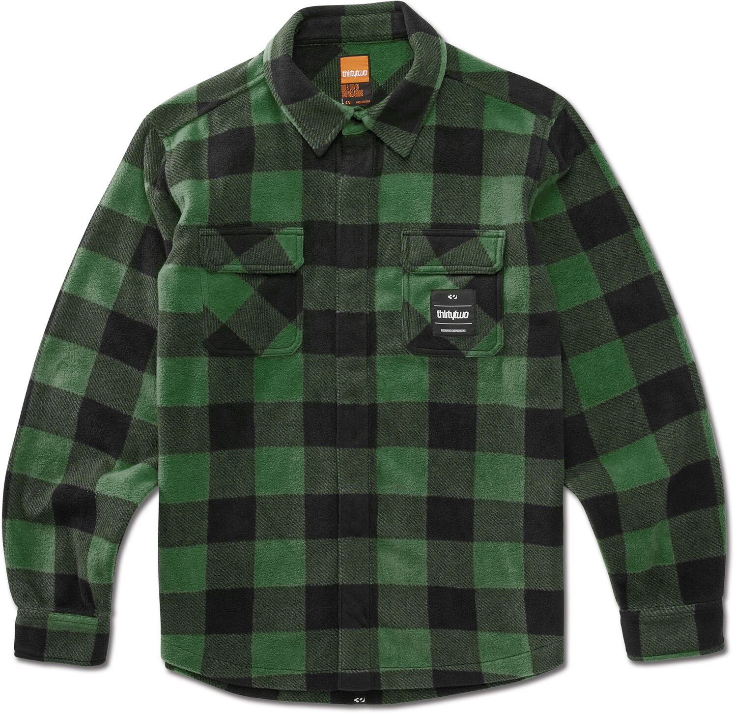 THIRTYTWO REST STOP SHIRT GREEN S