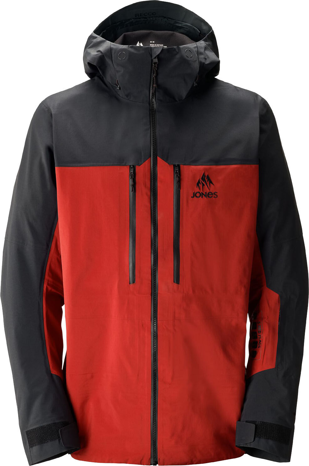 JONES SHRALPINIST GORETEX PRO SAFETY RED STEALTH BLACK M