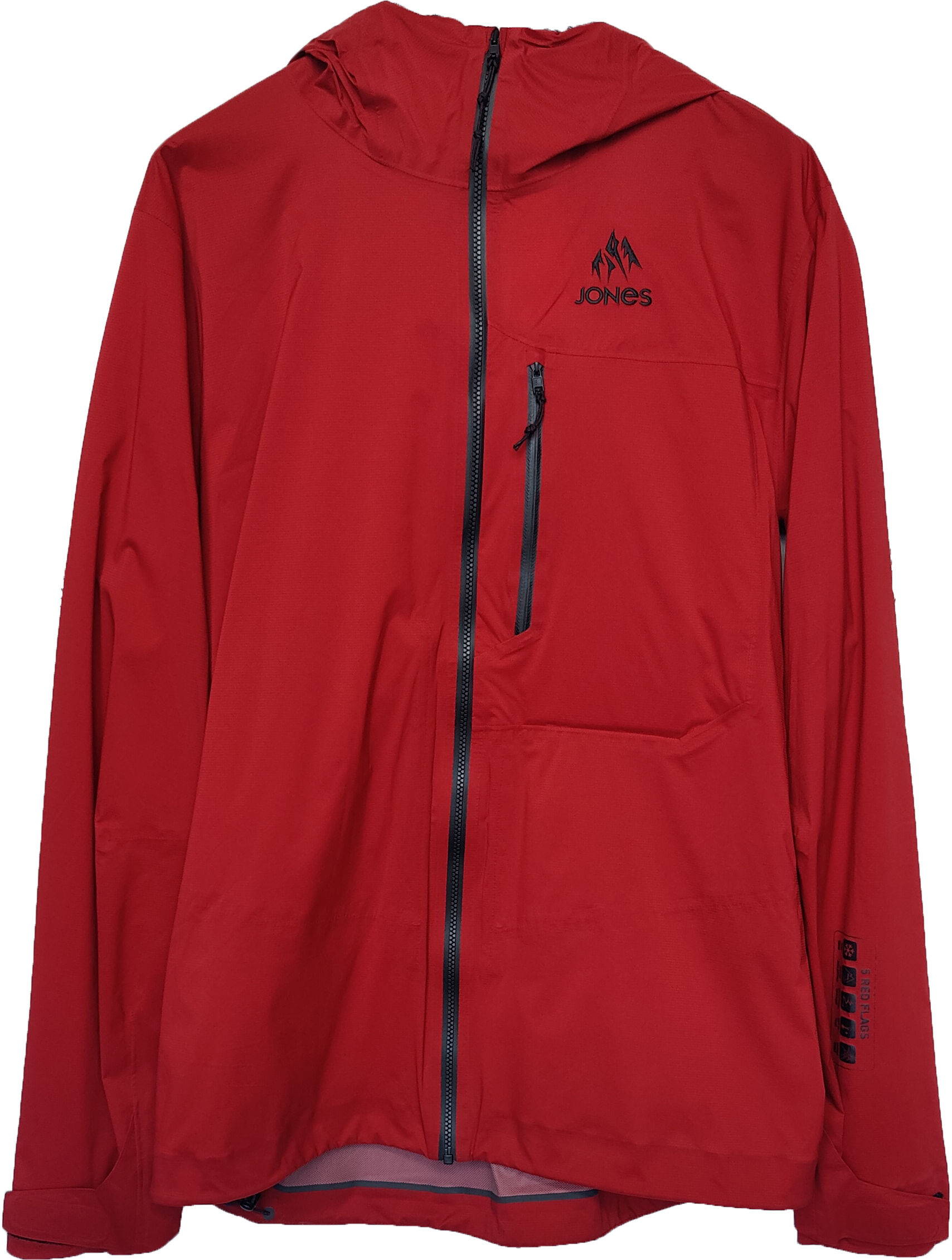 JONES CLOUDRIPPER STORM SHELL SAFETY RED M