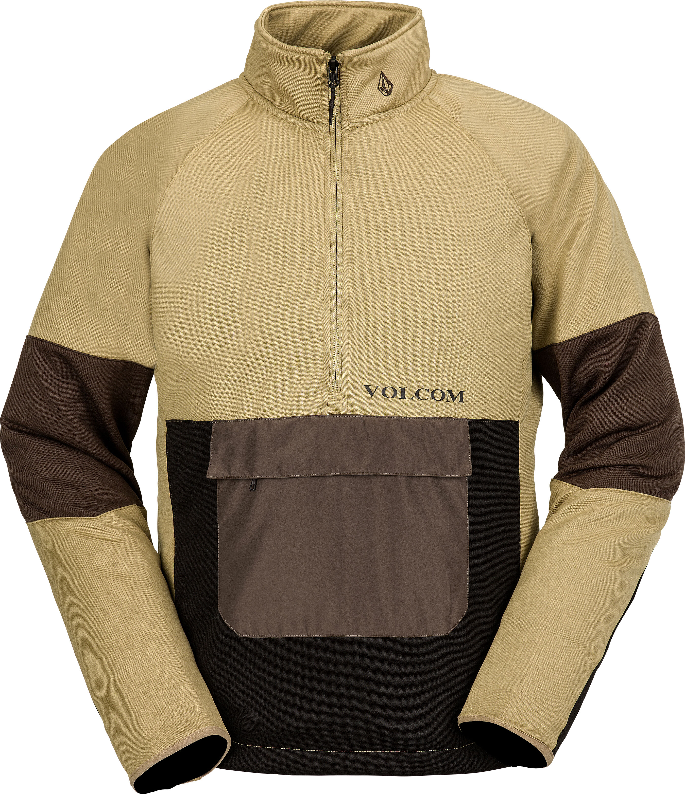 Volcom TECH FLEECE PULLOVER DARK KHAKI M