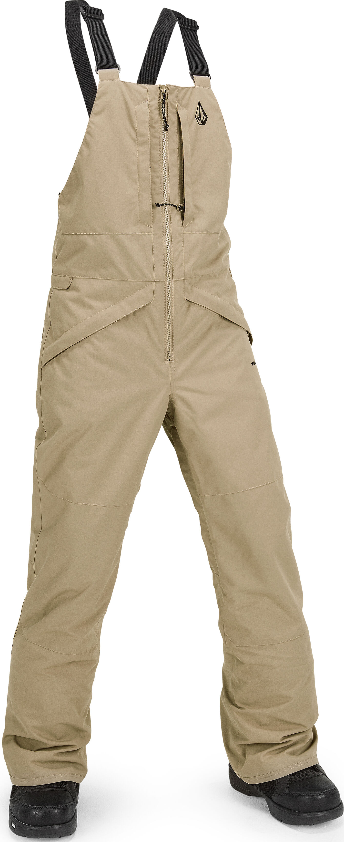 Volcom BARKLEY INS BIB YOUTH DARK KHAKI M