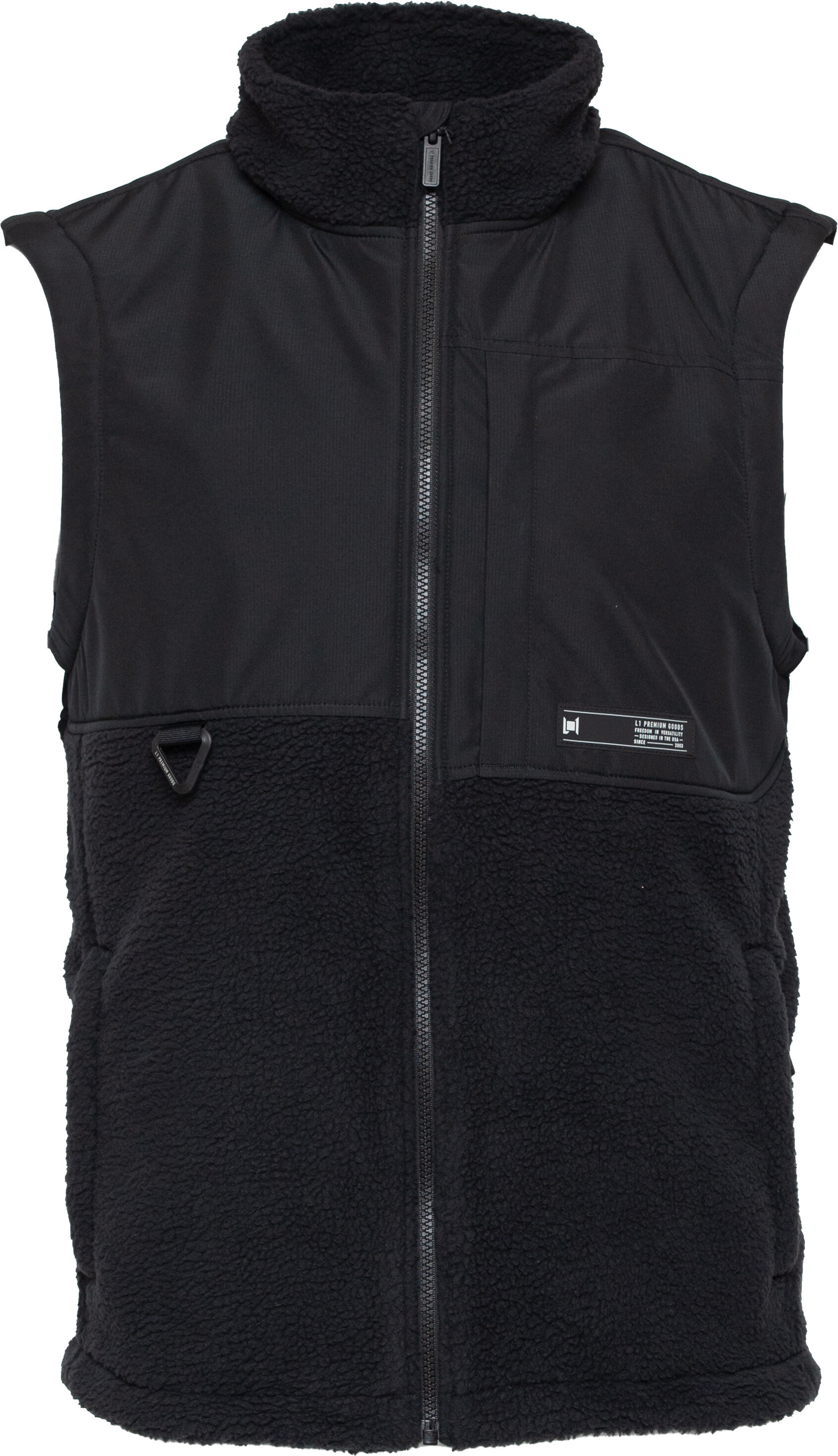 L1 NITRO ONYX FLEECE VEST BLACK XL