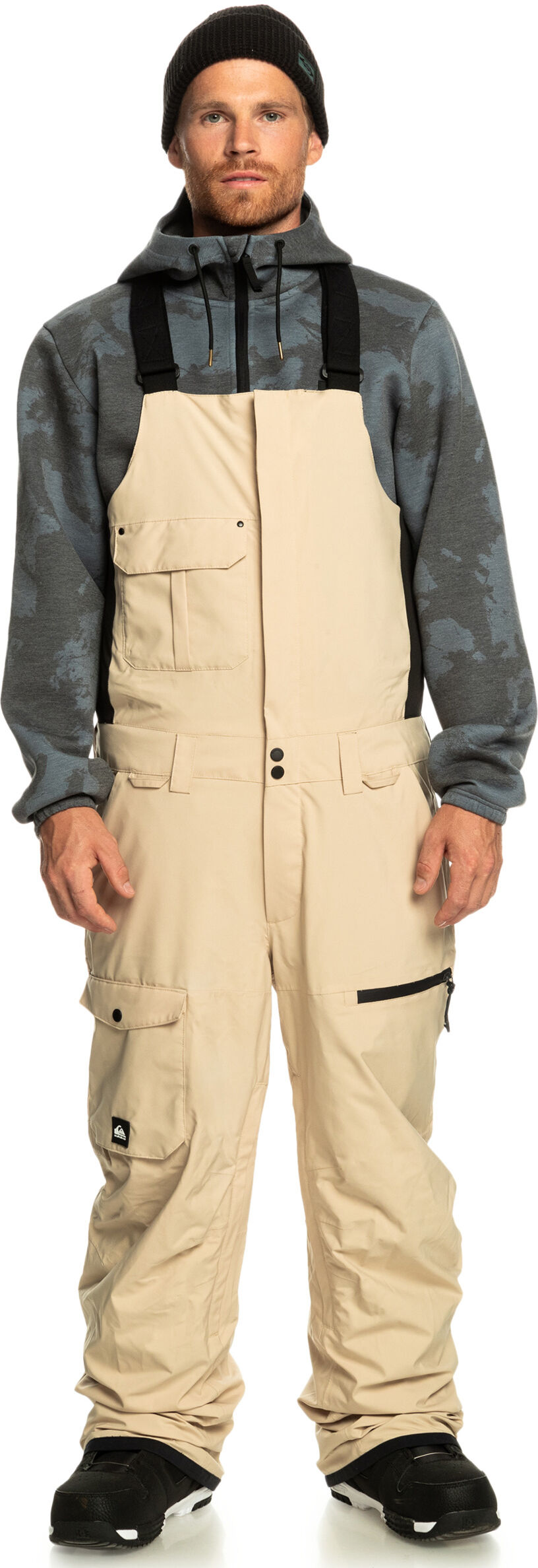 Quiksilver UTILITY BIB PALE KHAKI L