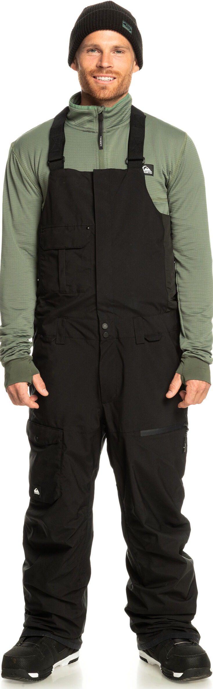 Quiksilver UTILITY BIB TRUE BLACK M