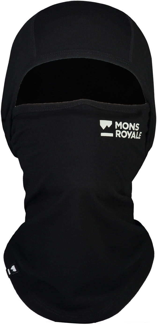 MONS ROYALE SANTA ROSA MERINO FLEX 200 BALACLAVA BLACK L-X