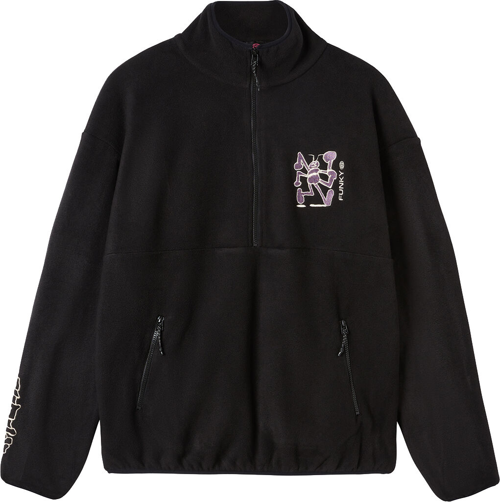 FUNKY HIKE HALF ZIP FLEECE BLACK M