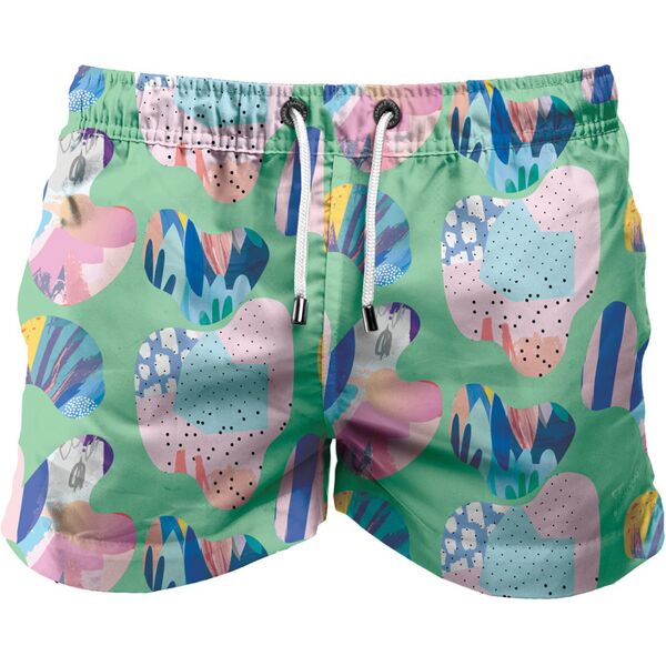 franks boardshort mid coral green m