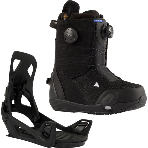 burton ritual boa fw23 step on set black black 240