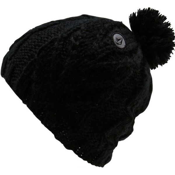 volcom wmn beanie leaf black one size