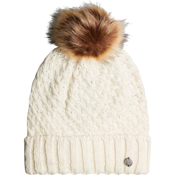 roxy blizzard beanie egret one size