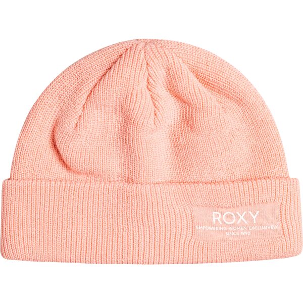 roxy folker beanie mellow rose one size