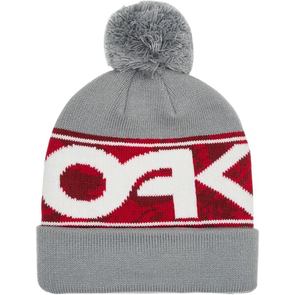 oakley wanderlust pom beanie stone gray one size