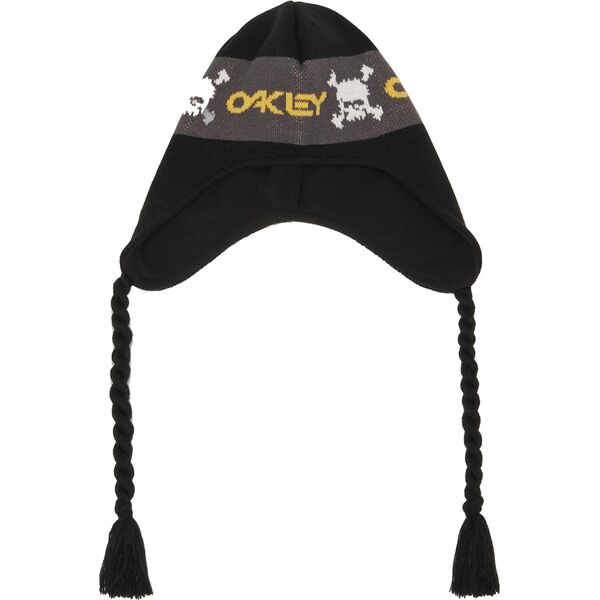 oakley tc skulls flaps beanie blackout one size