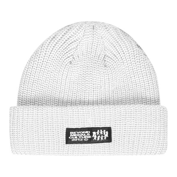 beyond medals culture beanie grey one size