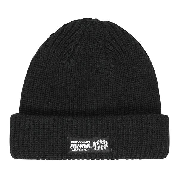 beyond medals culture beanie black one size