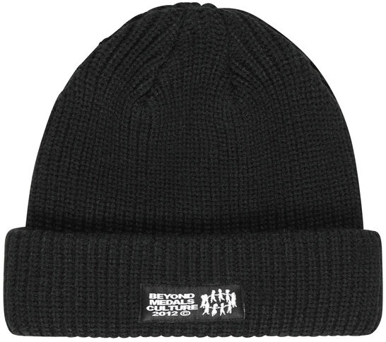 beyond medals culture beanie black one size