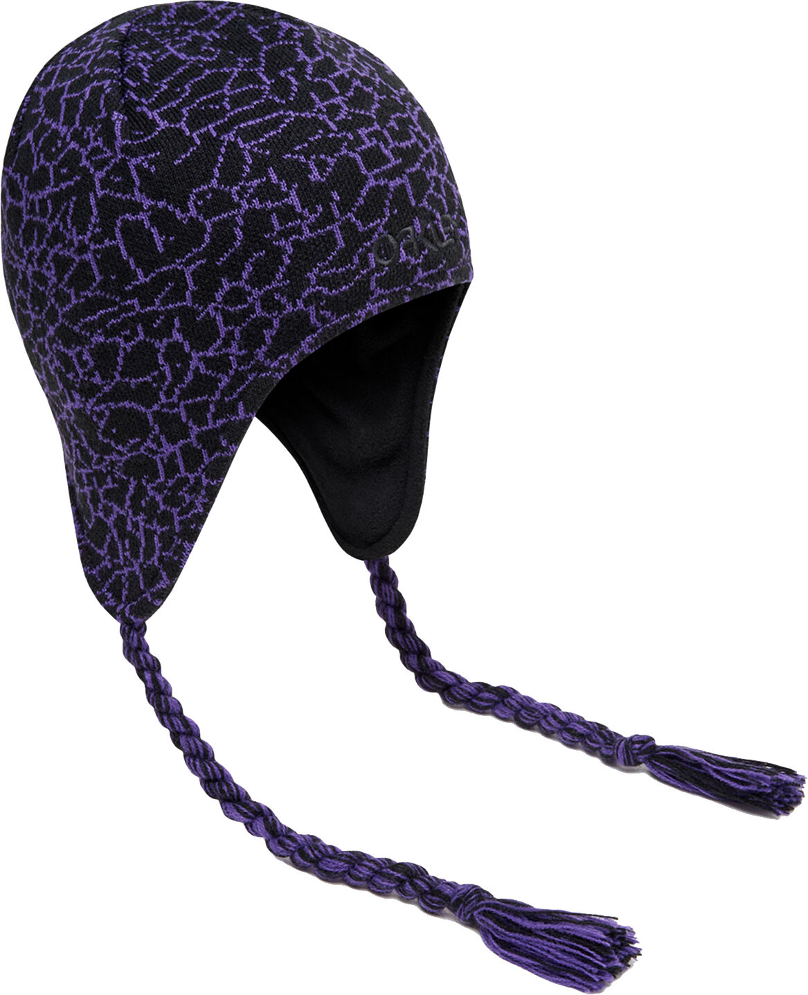 Oakley TC FLAPS BEANIE DEEP VIOLET BLACK CRACKLE One Size