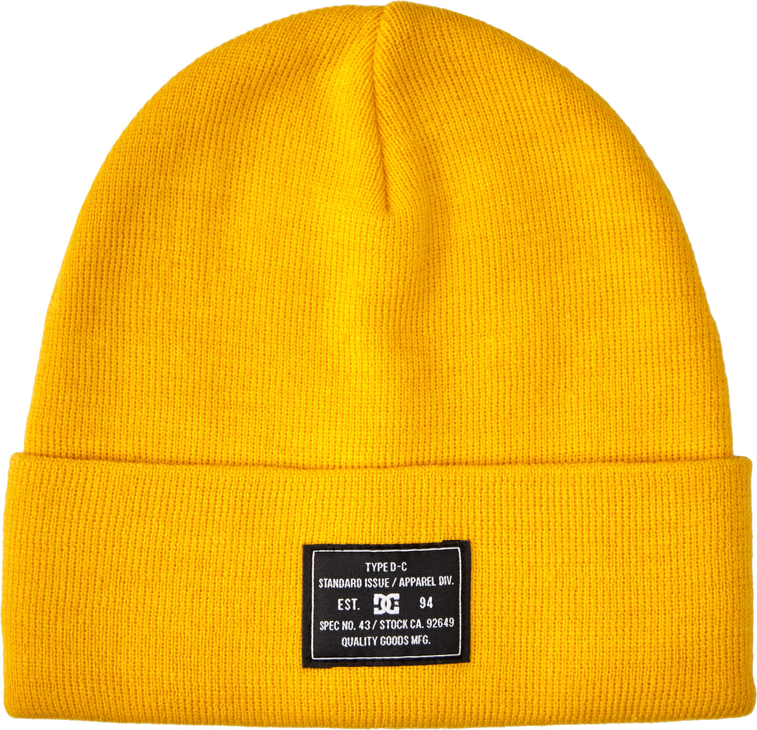 DCShoe LABEL BEANIE OLD GOLD One Size