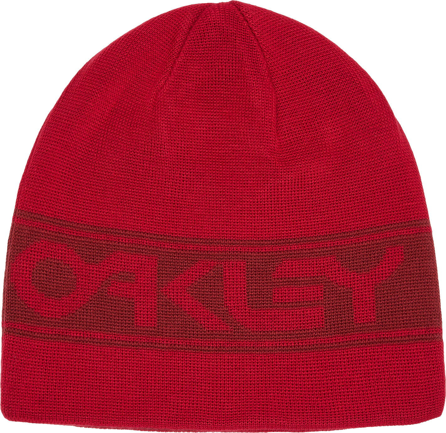 Oakley TNP REVERSIBLE BEANIE RED LINE IRON RED One Size