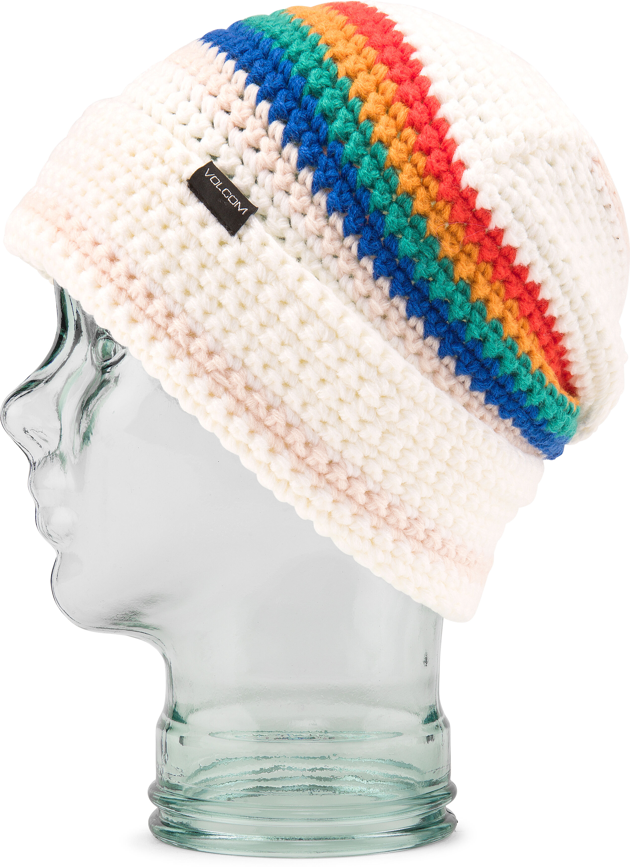 Volcom YAY CROCHET BEANIE WHITE One Size