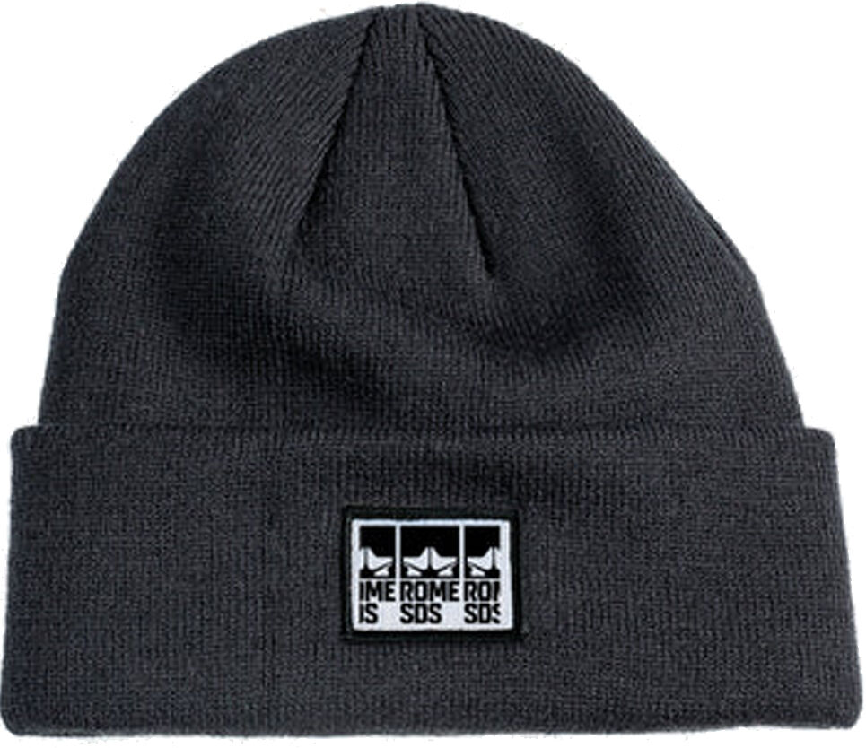 ROME LOGO BEANIE BLACK One Size