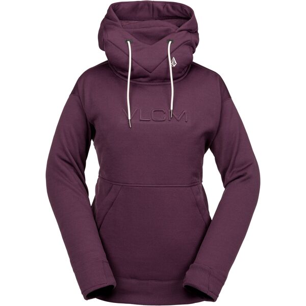 volcom riding hydro hoodie blackberry xs