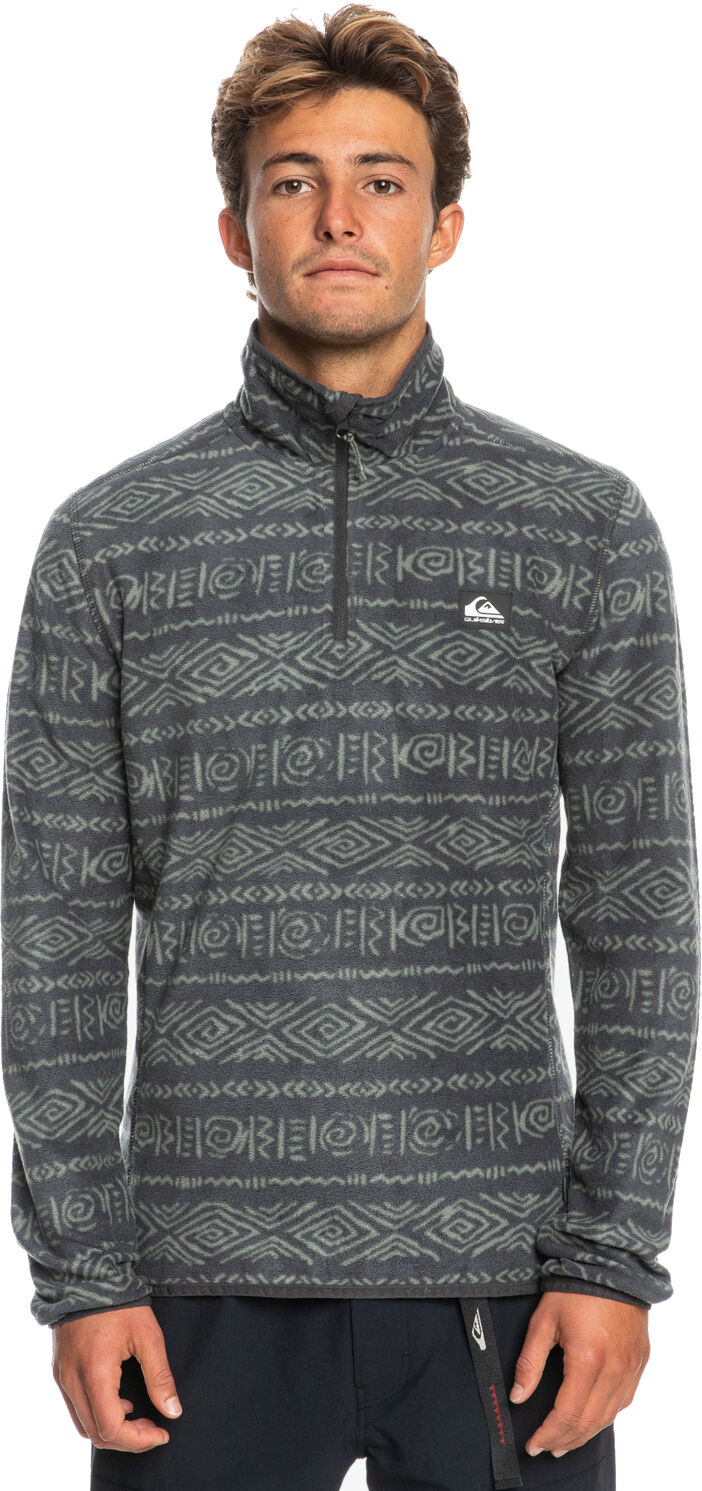 quiksilver aker half zip fleece aker phantom l