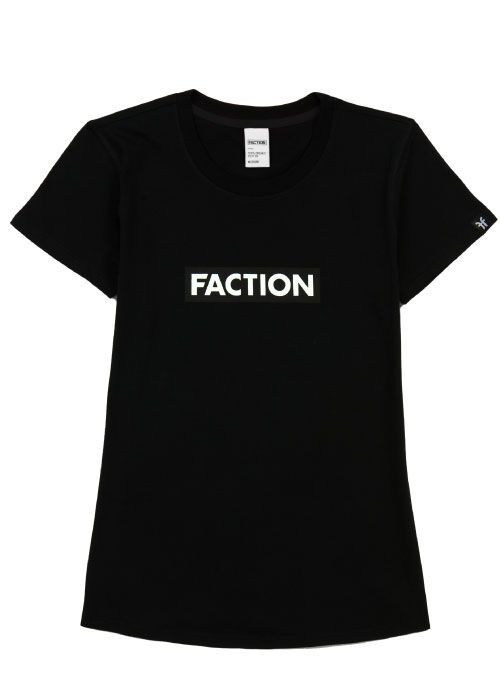 FACTION LOGO W T SHIRT BLACK S