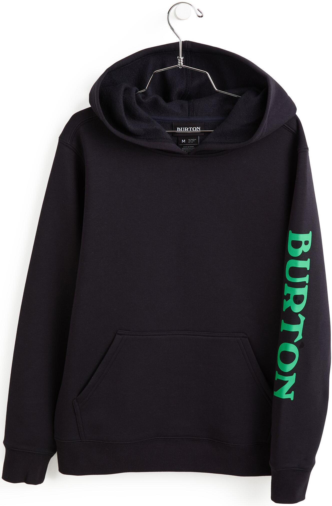 Burton ELITE PULLOVER HOODIE TRUE BLACK M