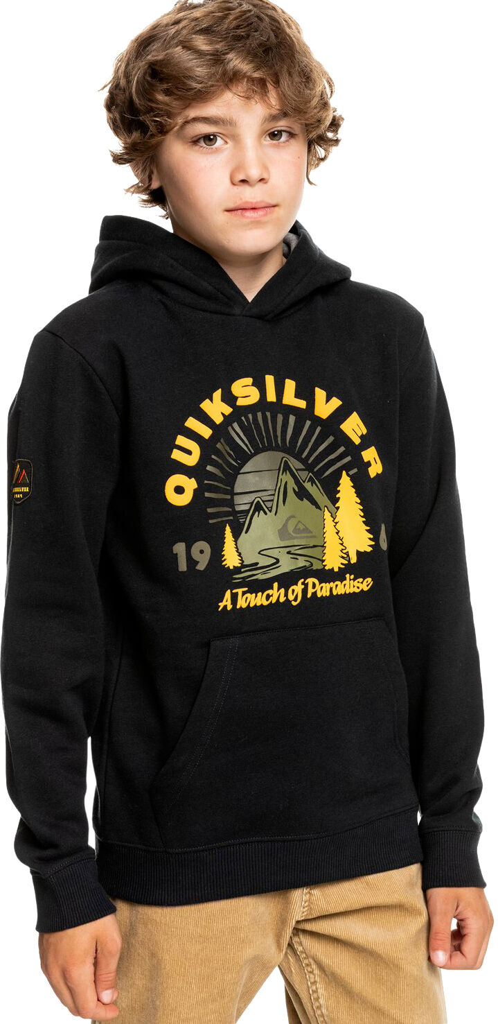 Quiksilver BIG LOGO SNOW HOODIE YOUTH TRUE BLACK S