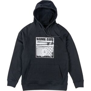 ROME BASIC HOODIE BLACK BLACK M