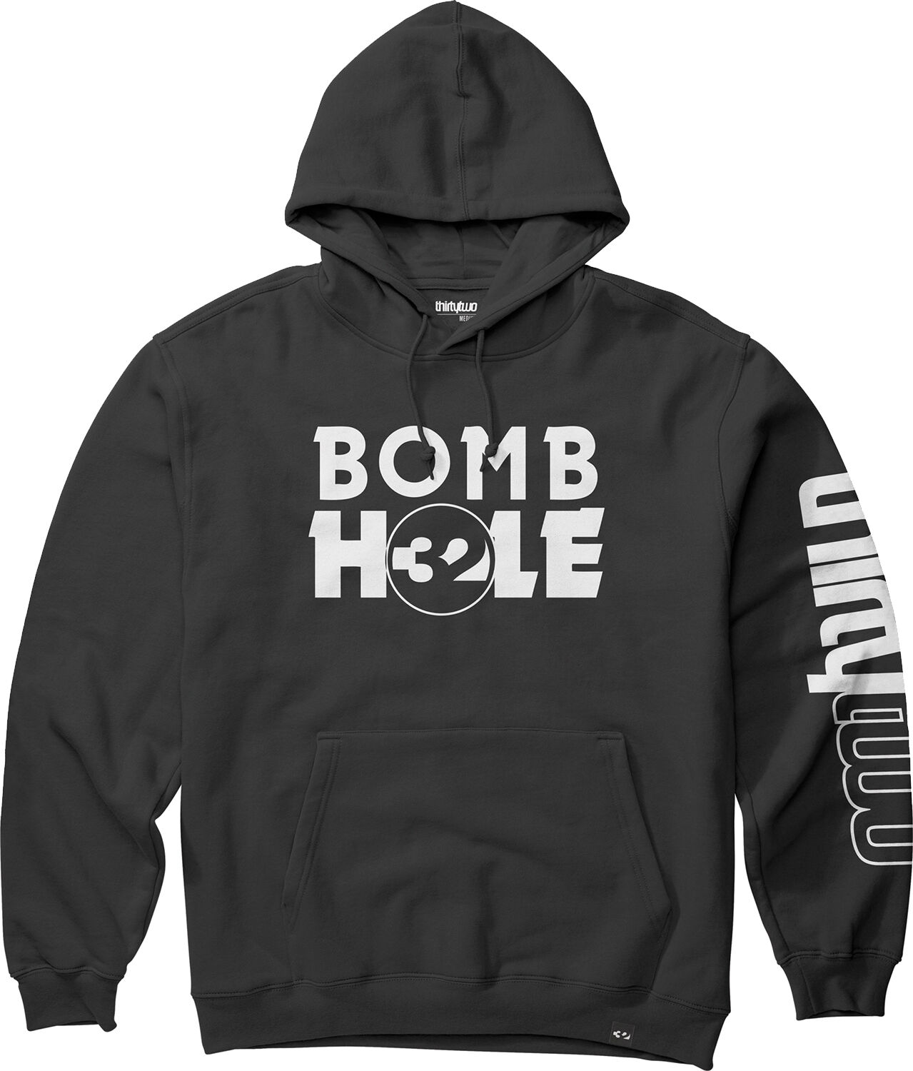 THIRTYTWO BOMBHOLE HOODIE BLACK L