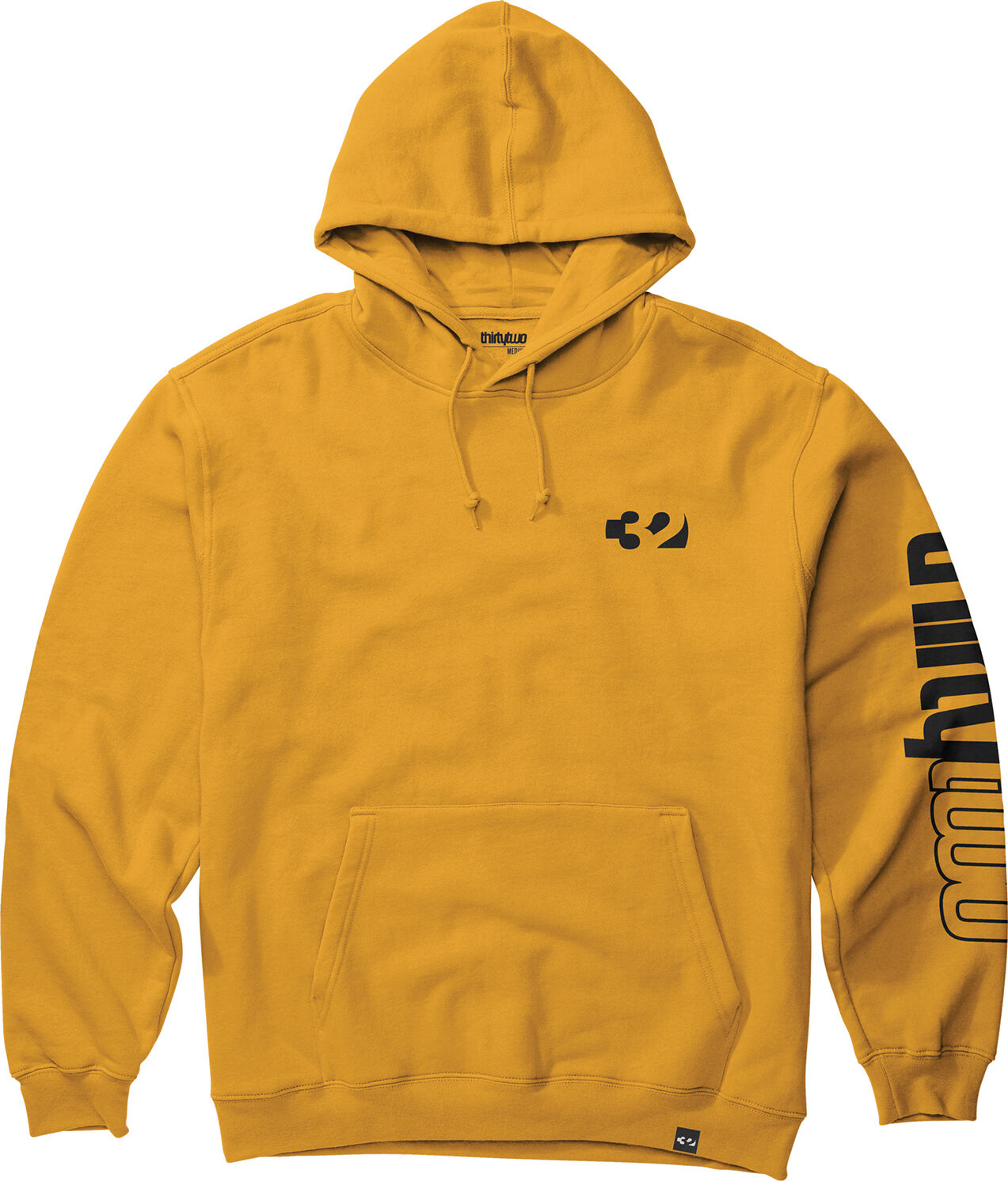 thirtytwo kids double hoodie yellow l