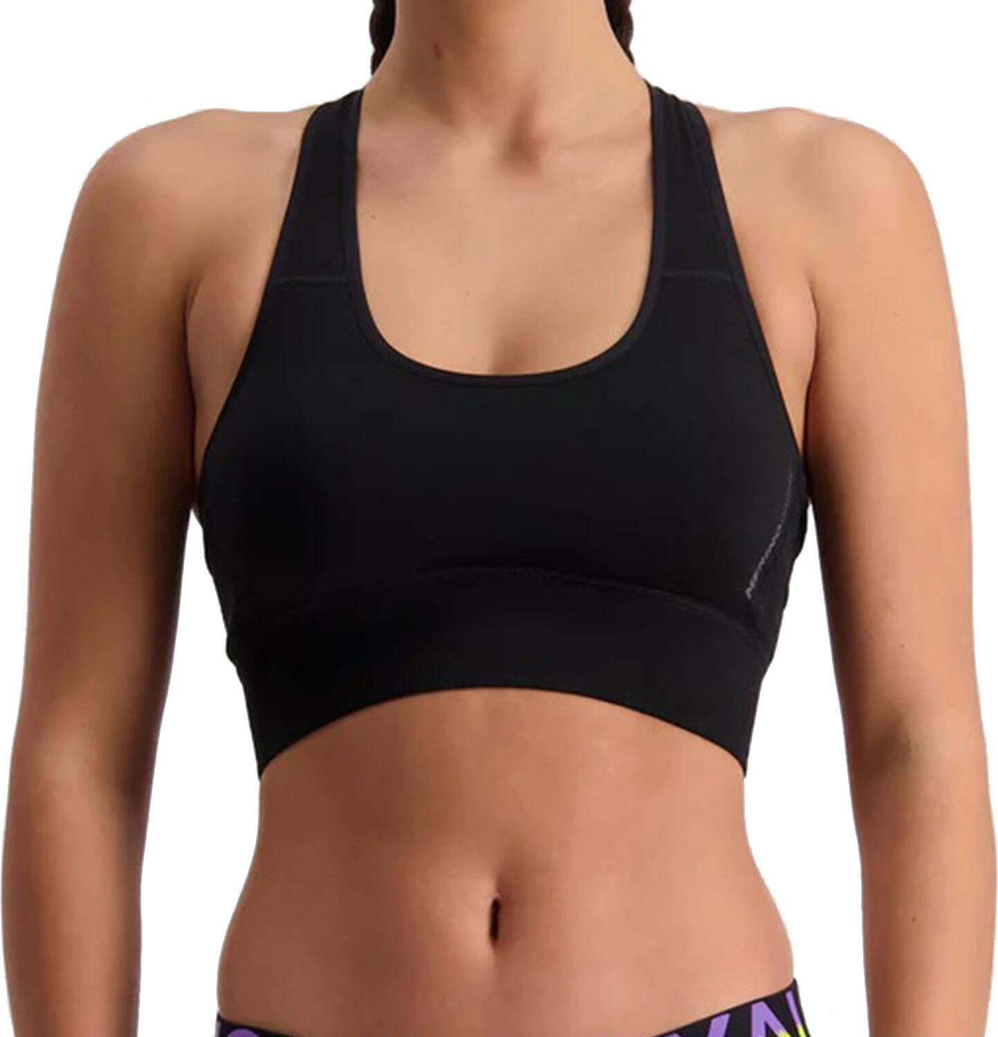 MONS ROYALE WMN STRATOS MERINO BRA BLACK S