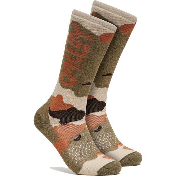 oakley the pro camo performance socks b1b camo desert m