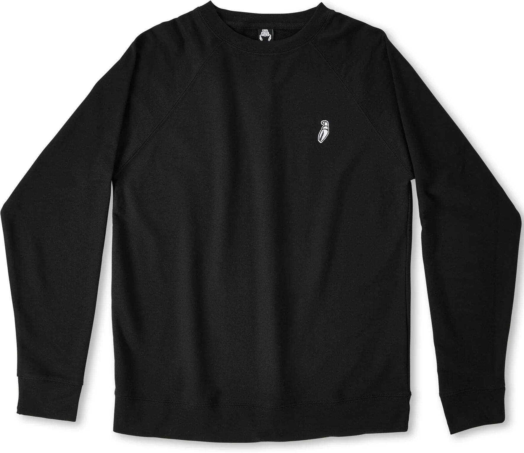 CRAB GRAB EMBROIDERED CLAW CREW BLACK M